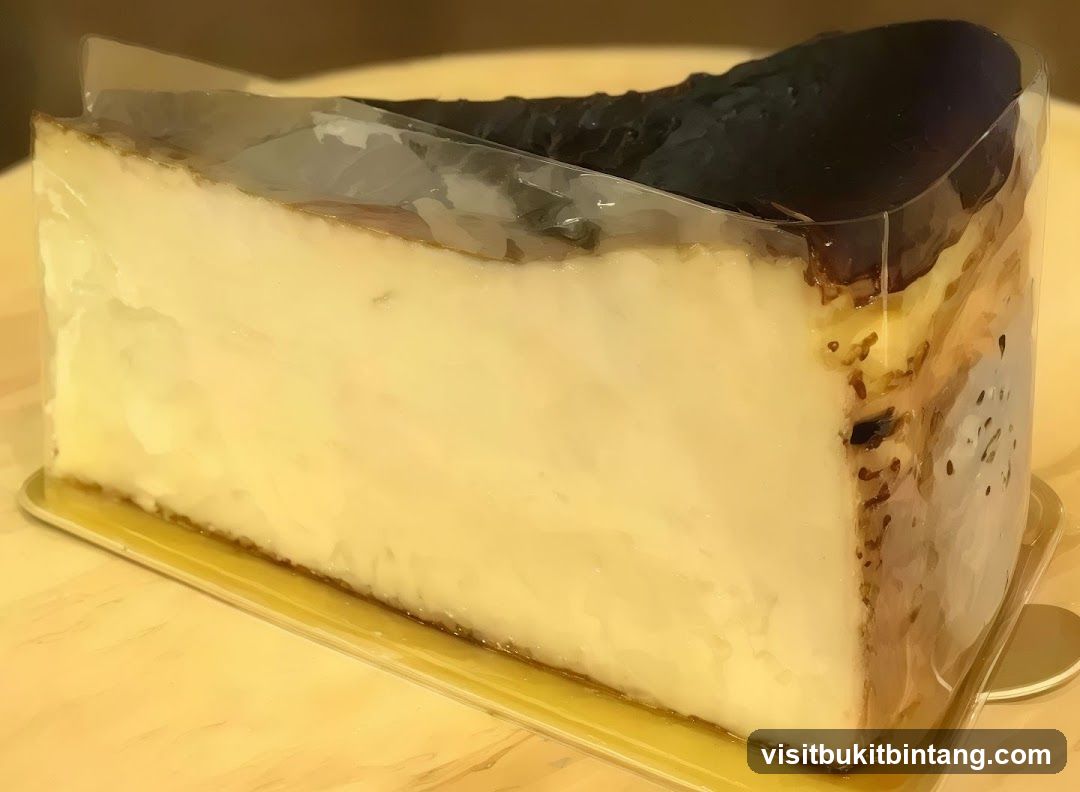 Burnt Basque Cheesecake Slice