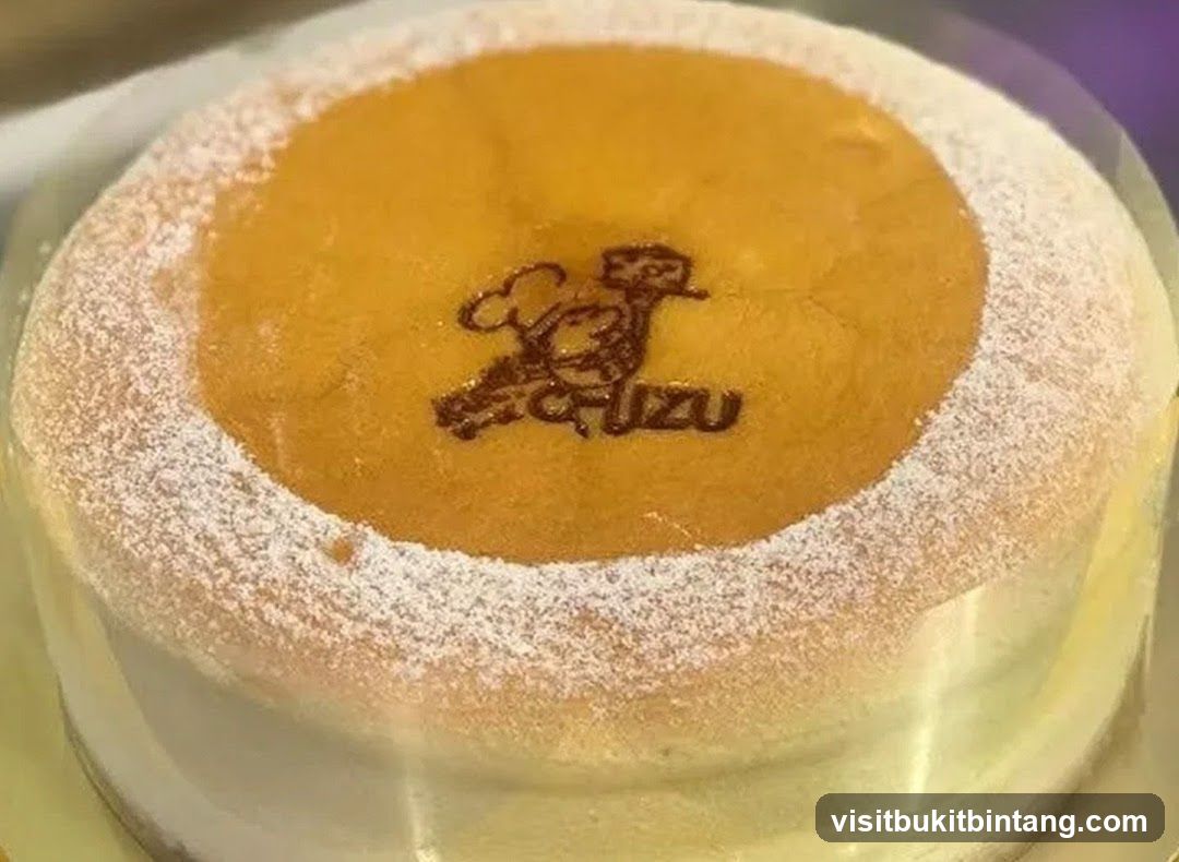 Cheesecake with logo