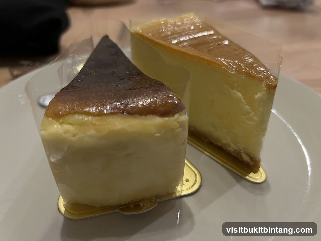 Two Slices of Cheesecake