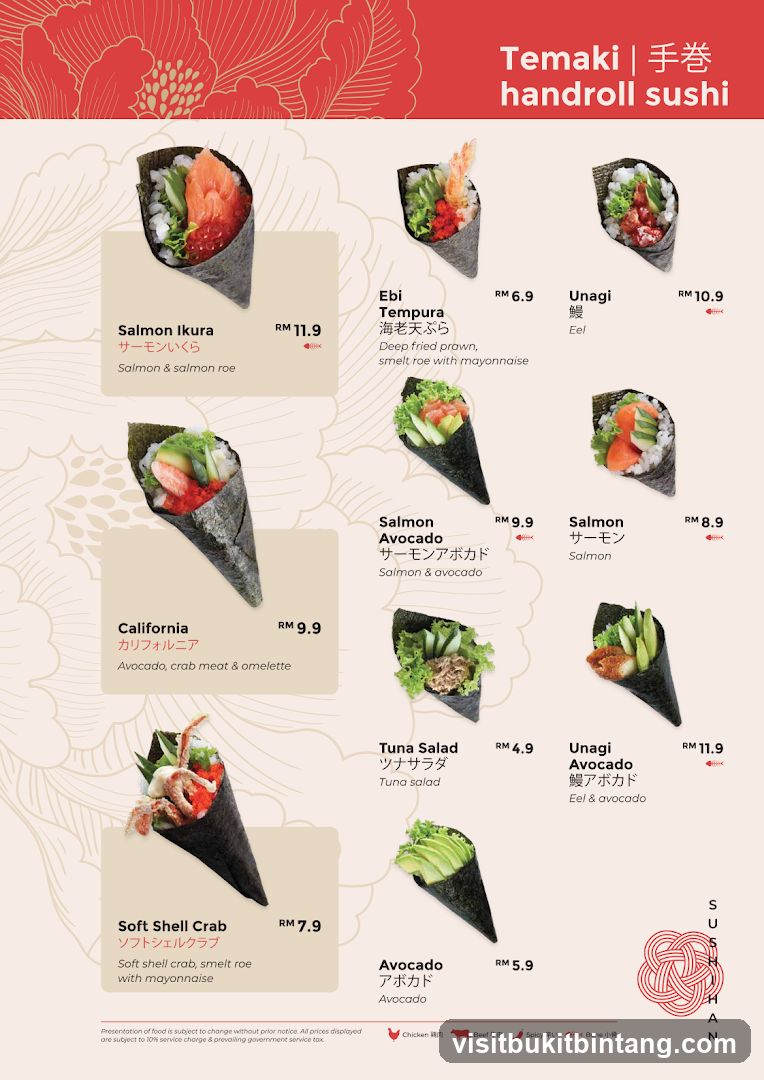 Temaki | handroll sushi