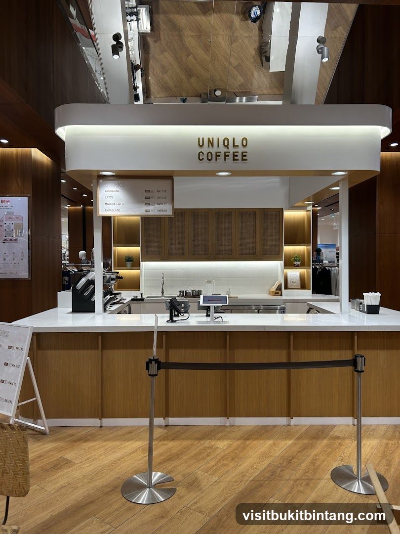 Uniqlo Coffee Counter