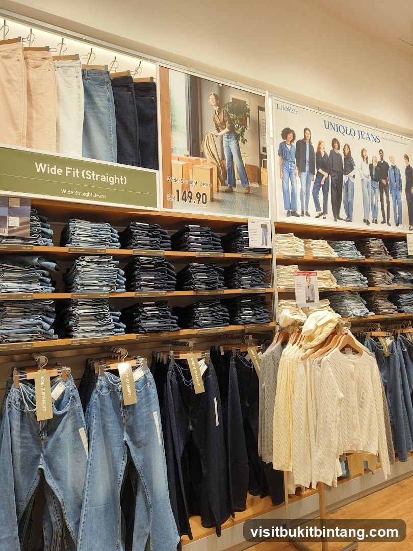 Uniqlo Jeans Display