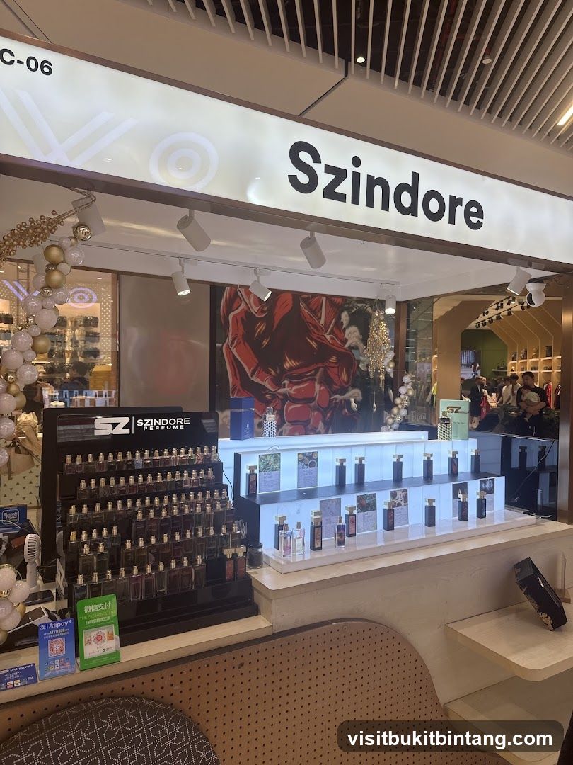 Szindore Perfume Display