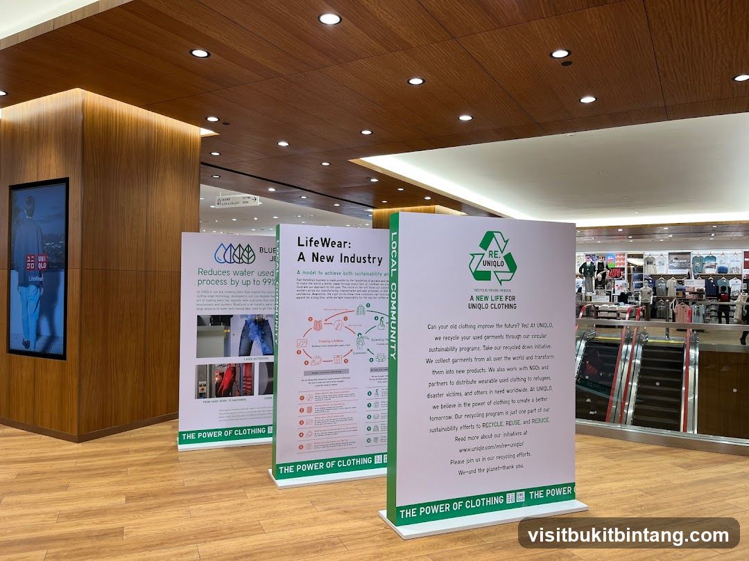 UNIQLO Sustainability Displays