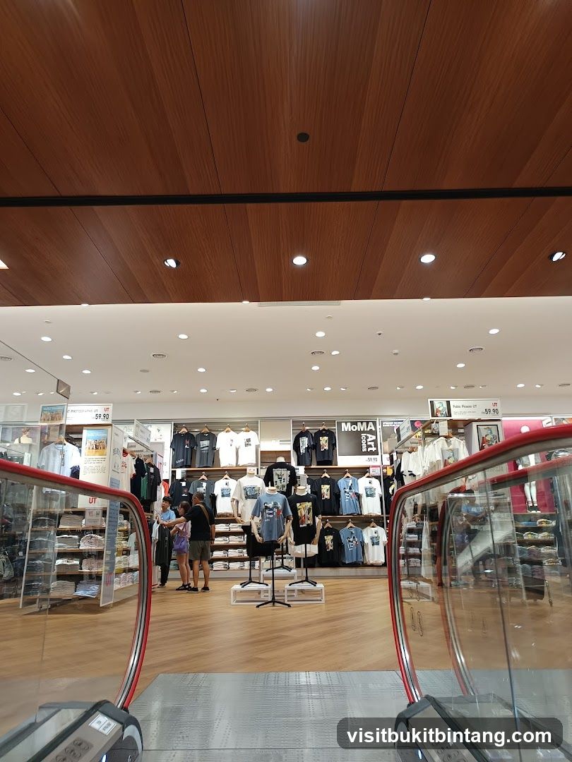 Uniqlo Store Interior with MoMA Collection