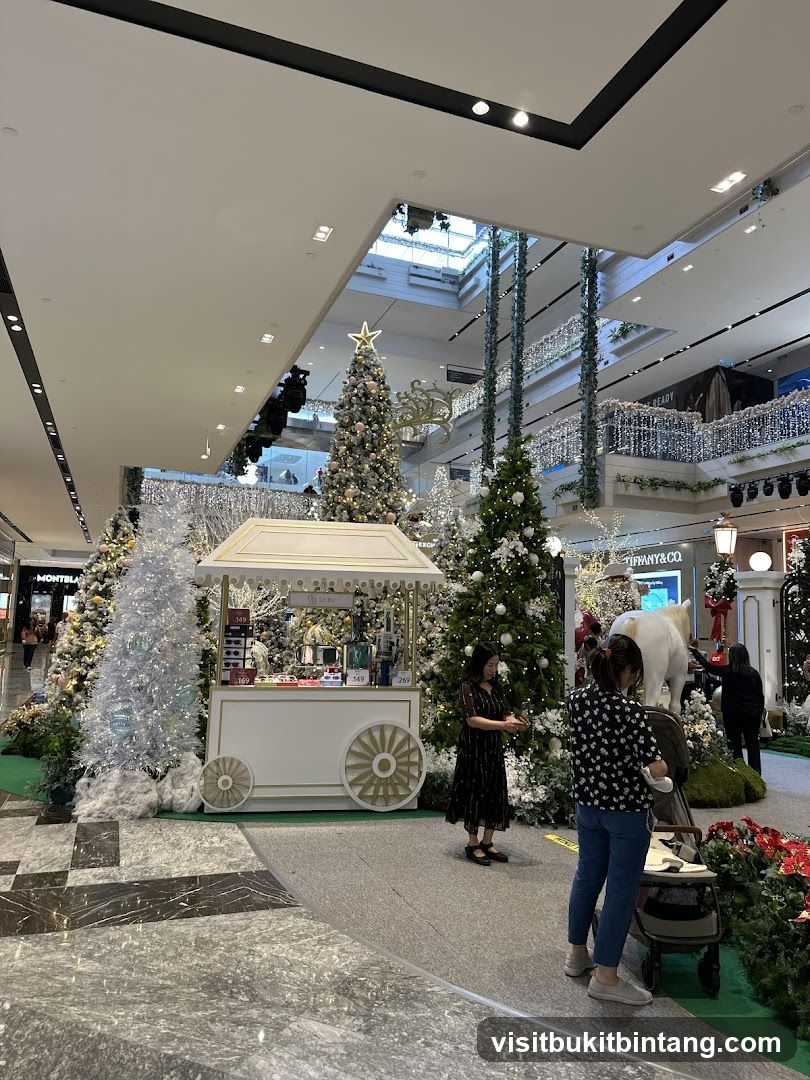 Christmas Decorations in a Mall