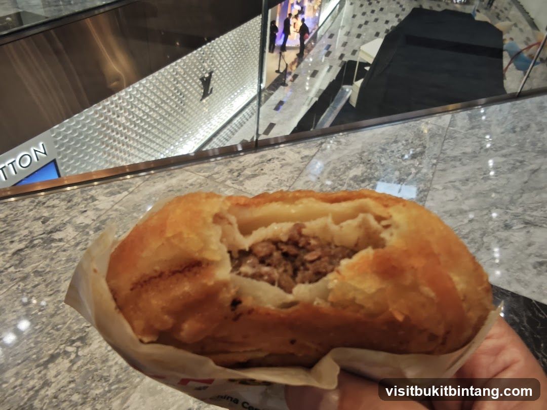 Fried Sandwich in Mall