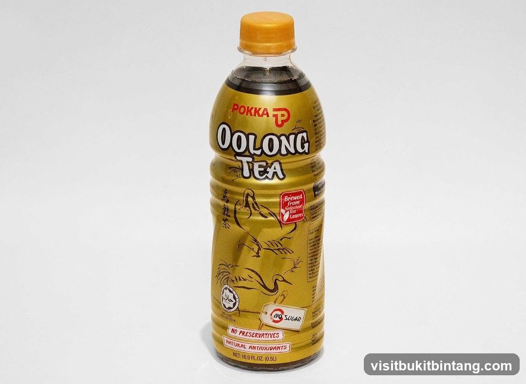 Pokka Oolong Tea Bottle