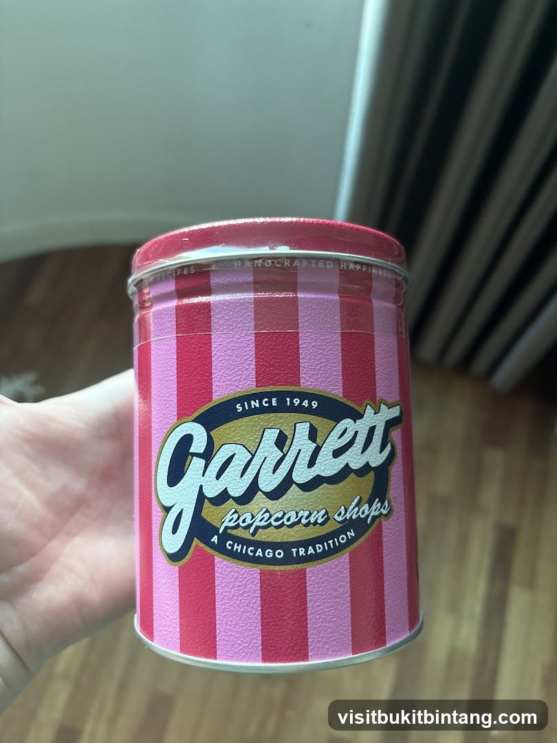 Garrett Popcorn Shops Tin