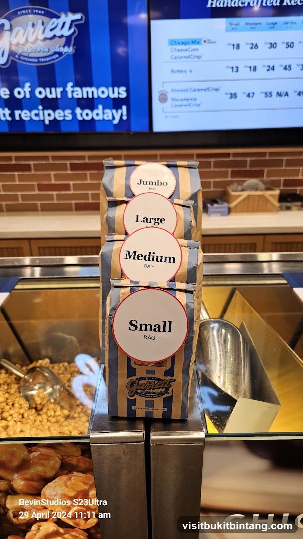 Garrett Popcorn Shops Display