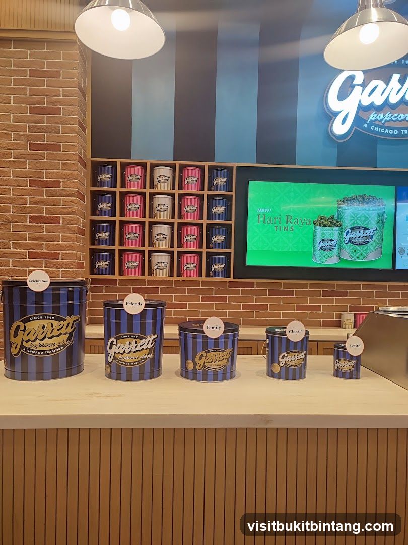 Garrett Popcorn Display