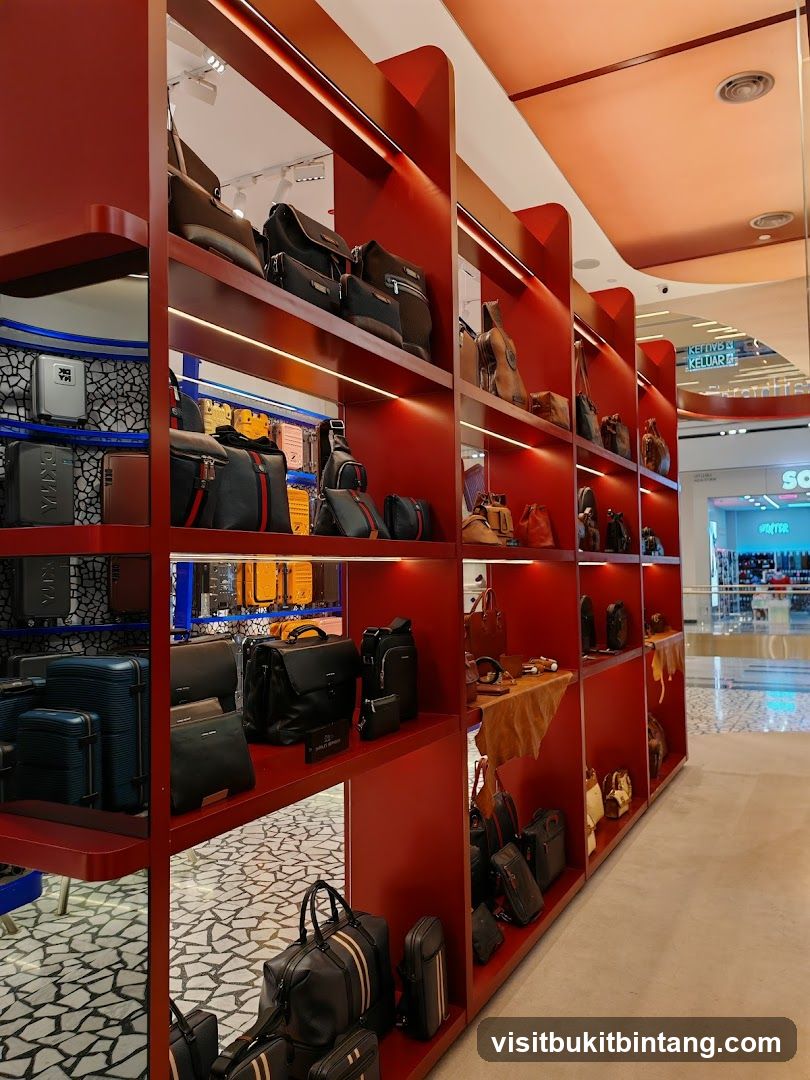 Bags and Luggage Display