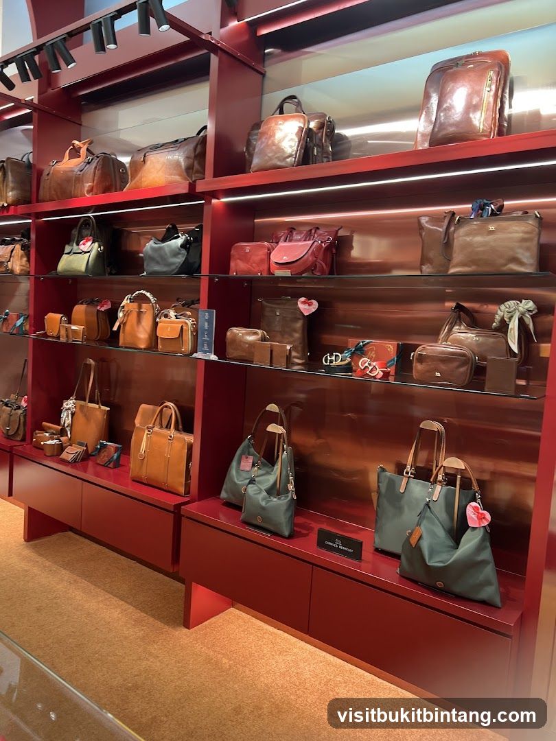 Handbags on Display