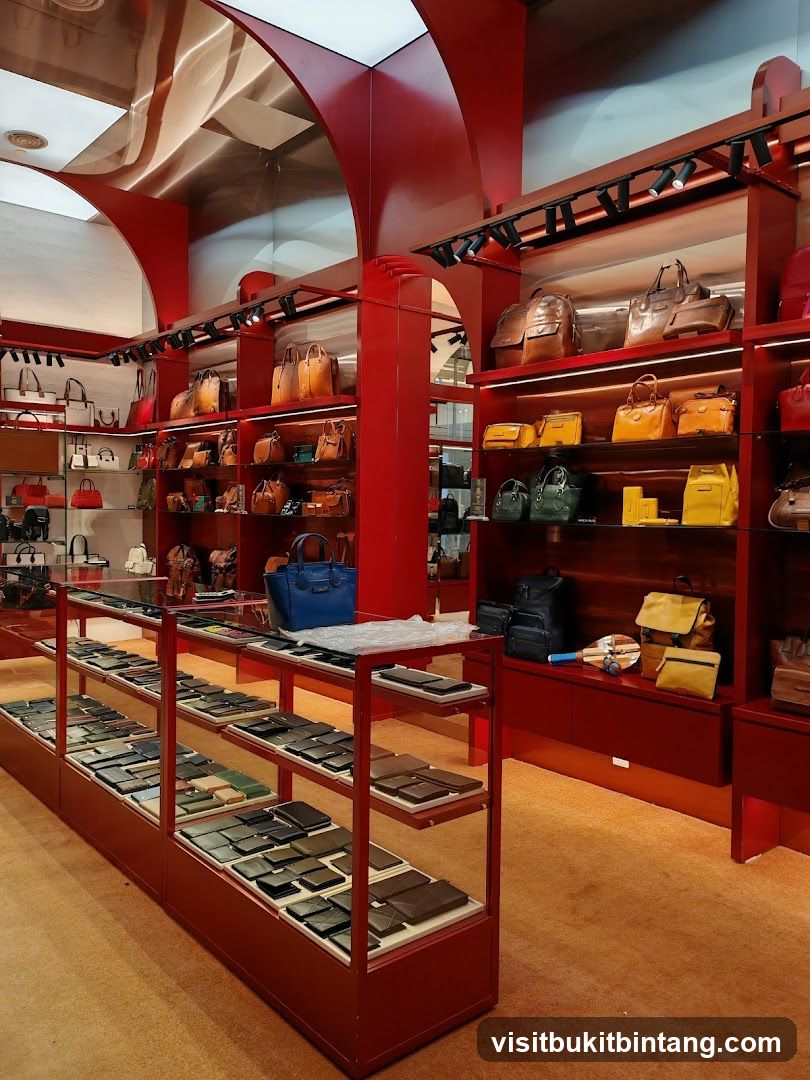 Luxury Handbag and Accessory Store Interior