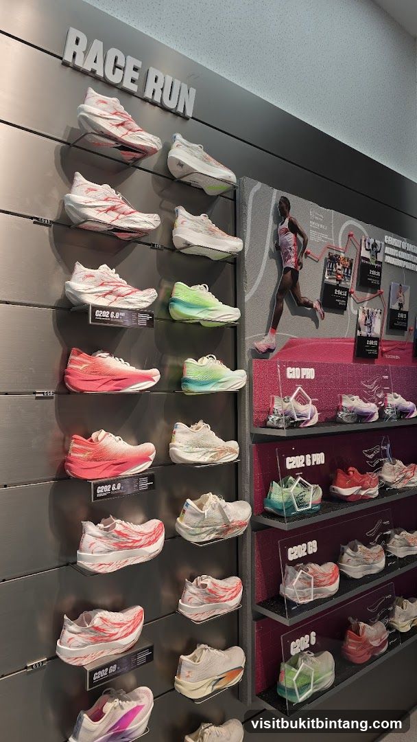 Running Shoes Display