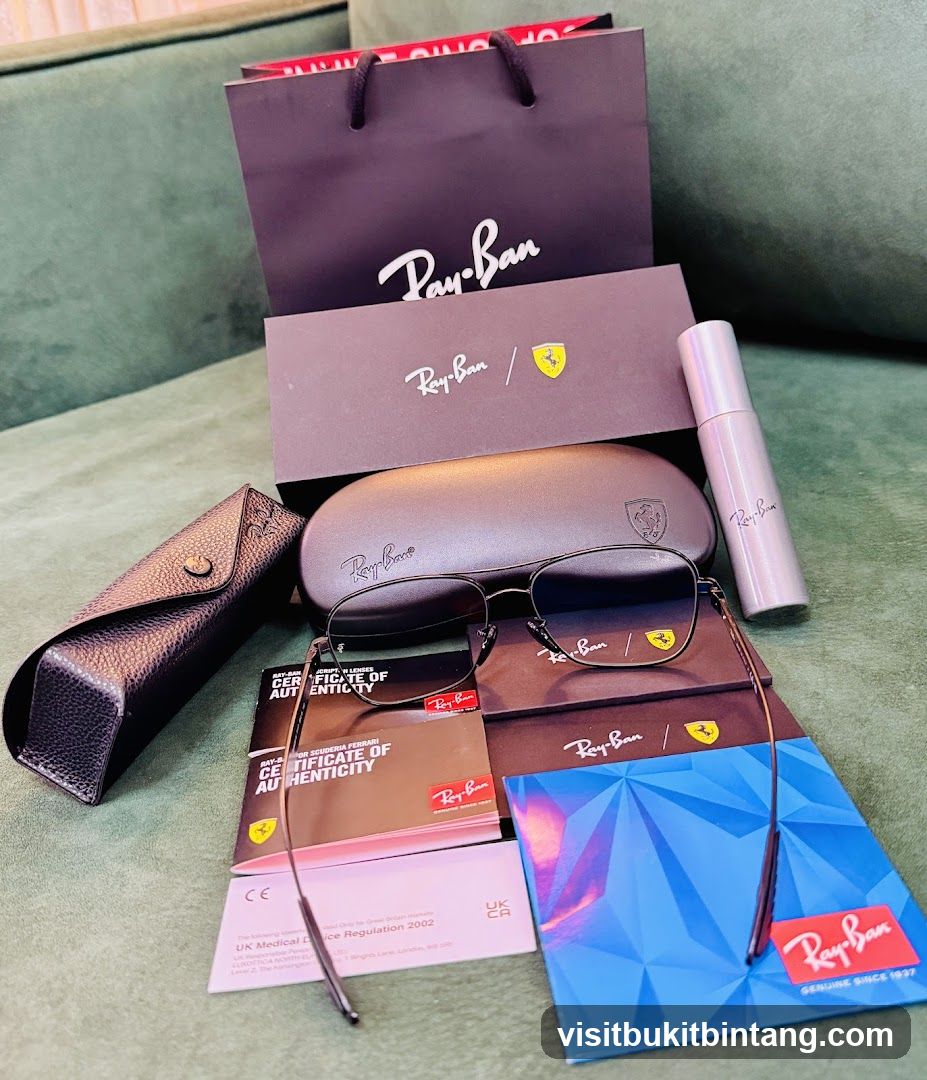 Ray-Ban and Scuderia Ferrari Eyewear Accessories