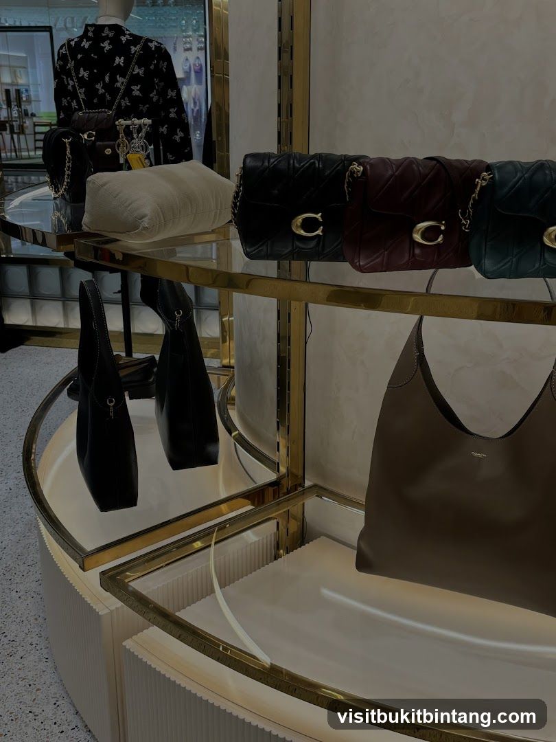 Handbags on Display