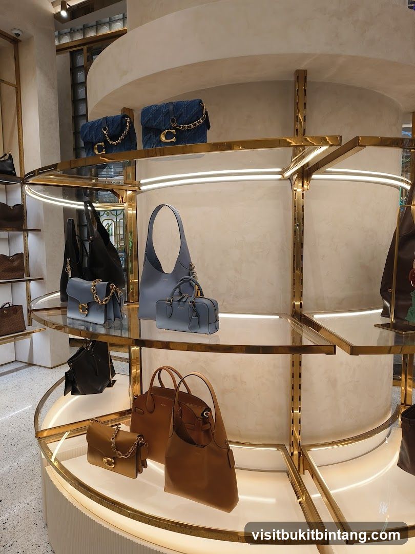 Handbags on Display