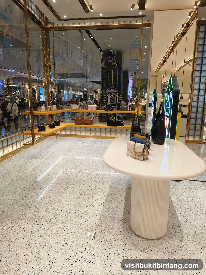 Store Interior with Handbags