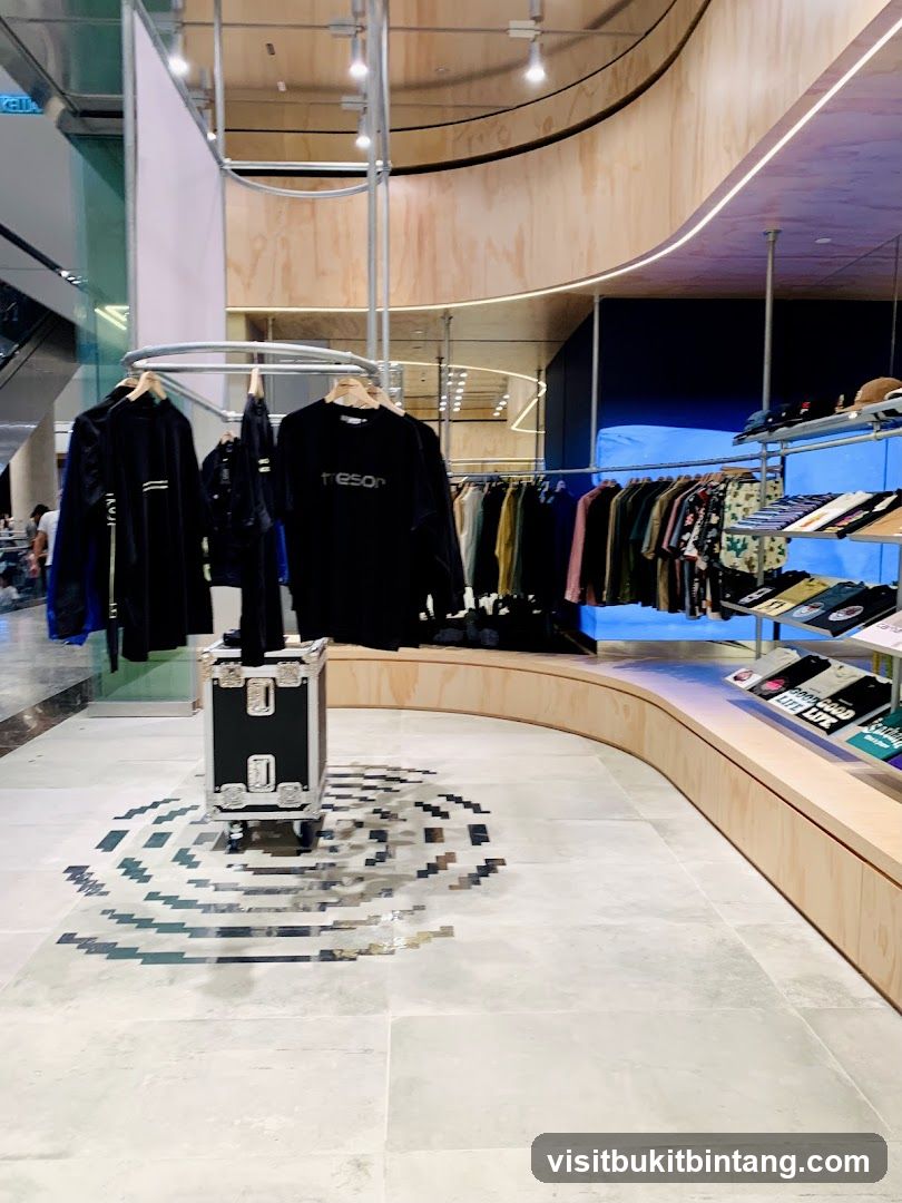 Clothing store interior