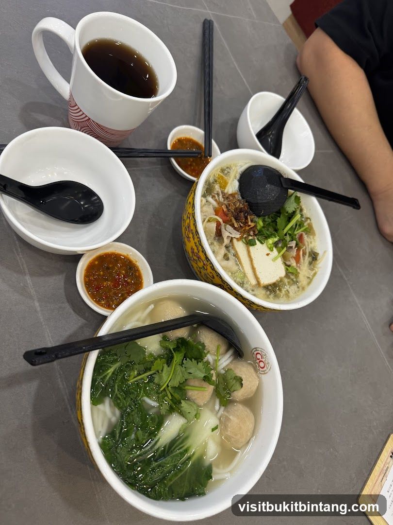 Noodle Soup and Tea