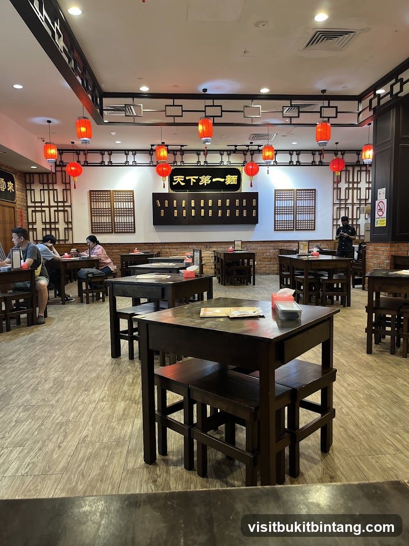 Restaurant Interior with Chinese Decor