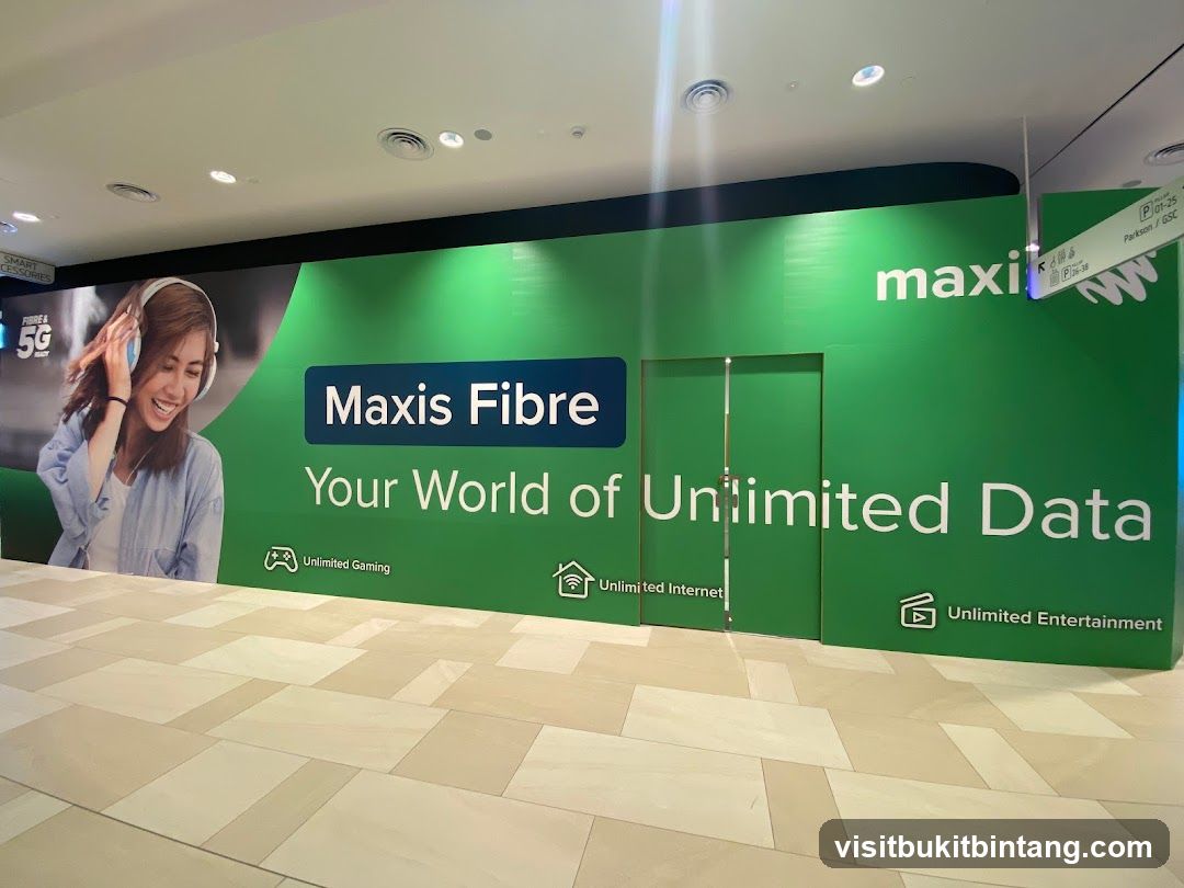Maxis Fibre Advertisement