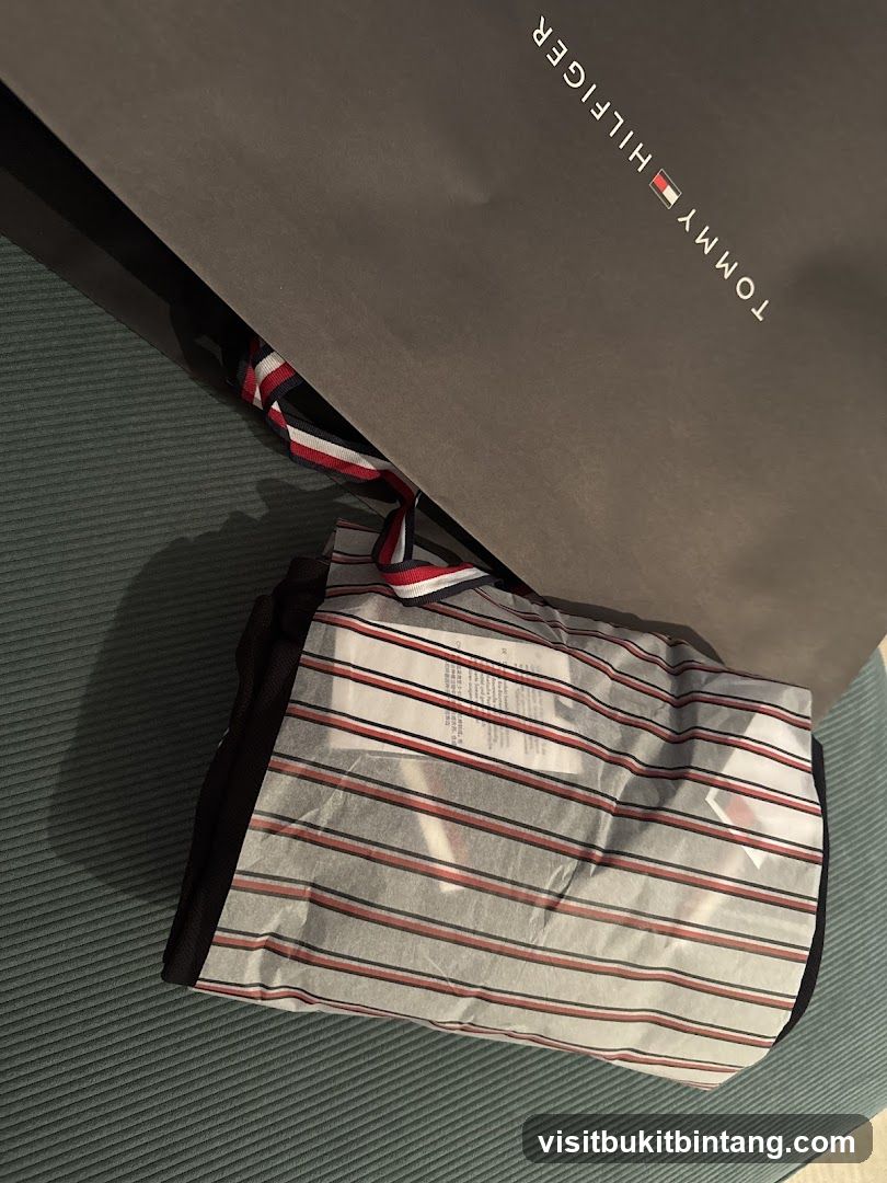 Tommy Hilfiger Shopping Bag and Packaged Item