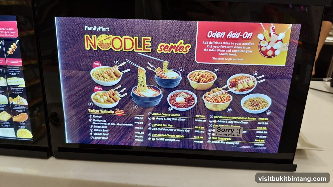 FamilyMart NOODLE series