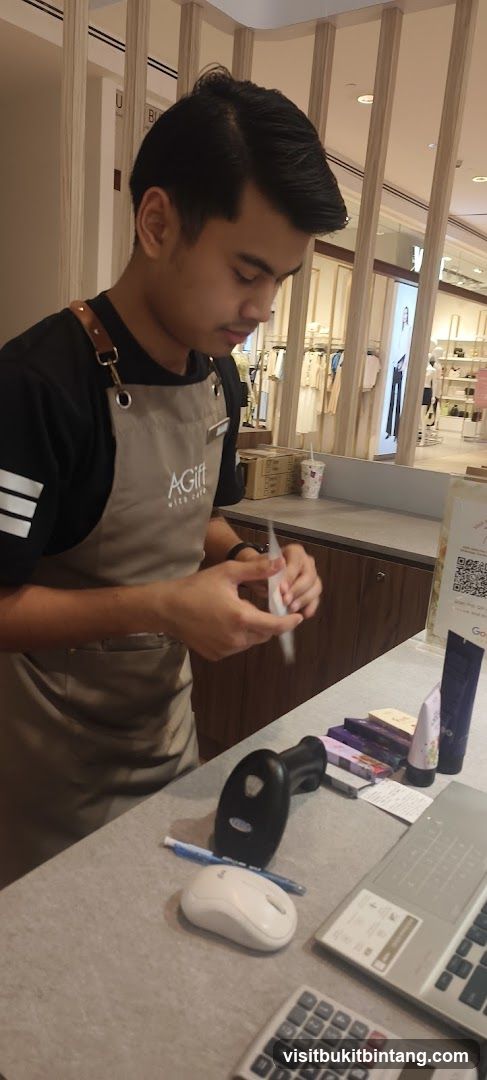 Cashier at Counter