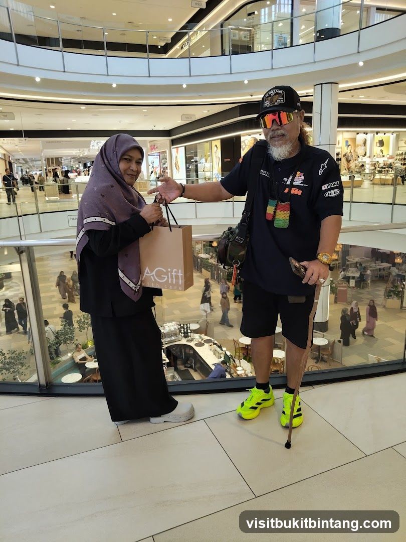 People in a Mall