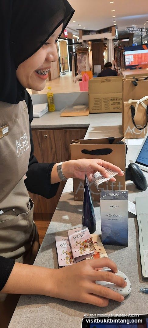 Cashier processing a purchase
