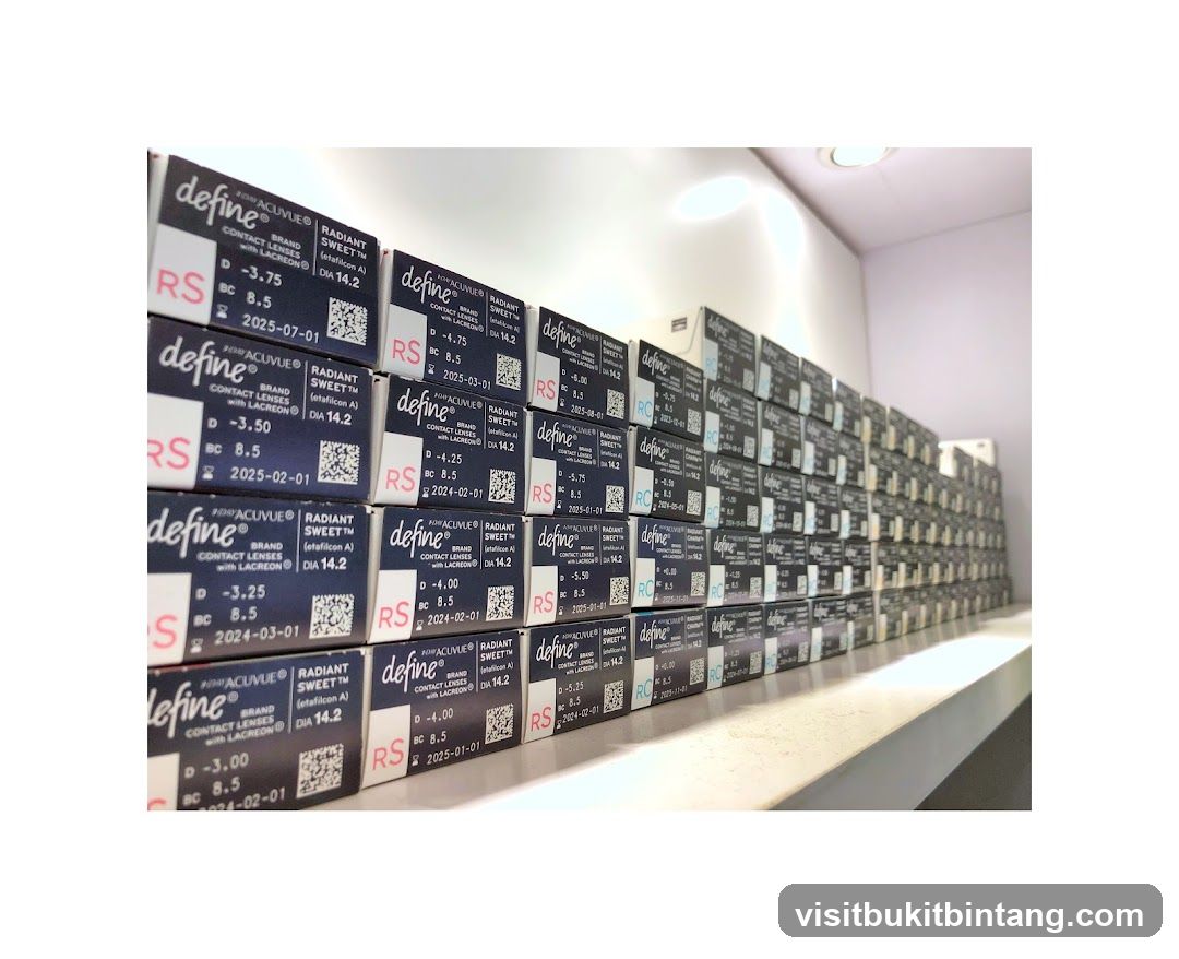 Contact Lenses Display