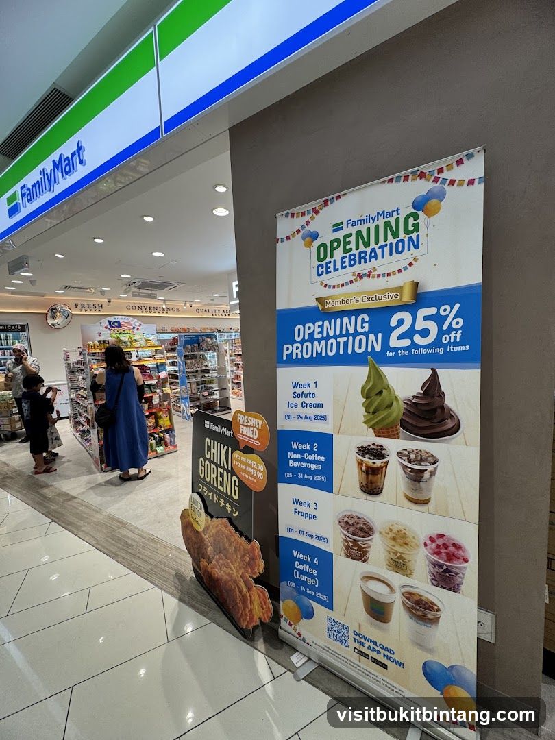 FamilyMart Opening Promotion Banner