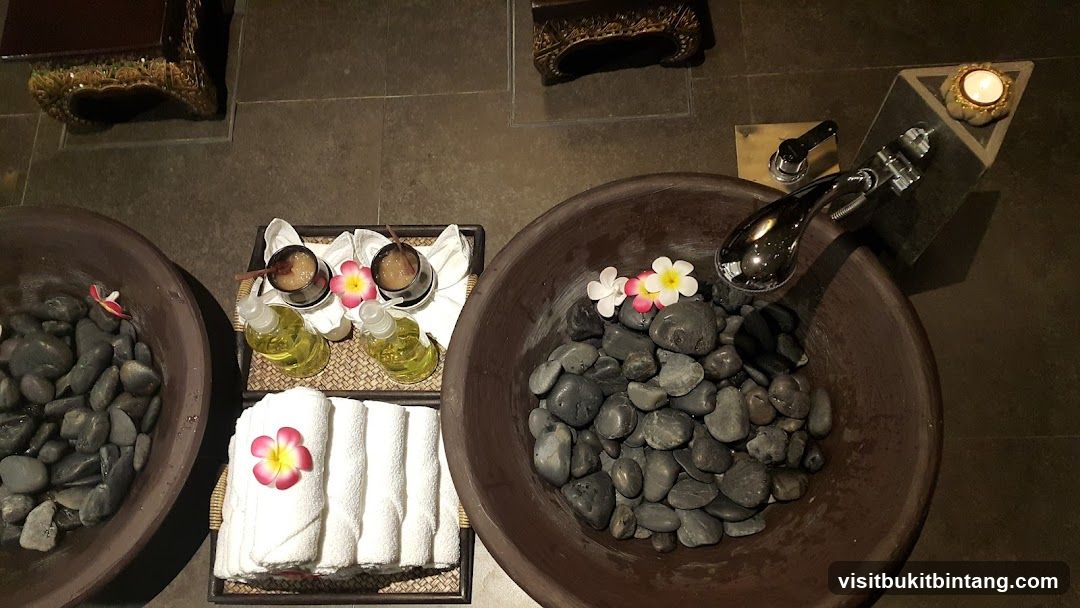 Spa Foot Soak Preparation