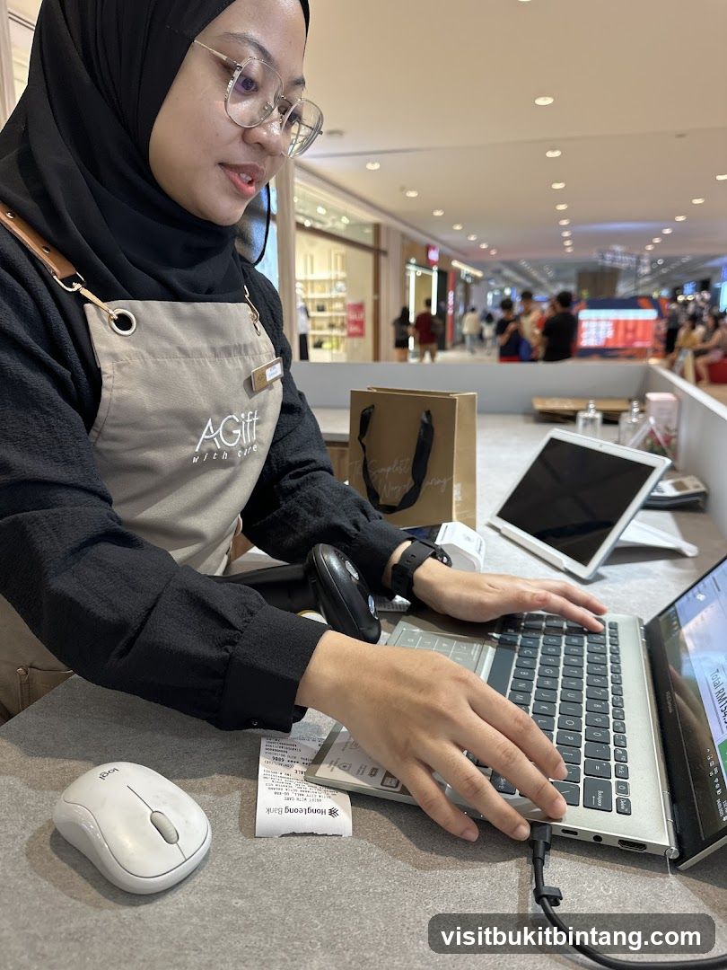 Cashier at Work