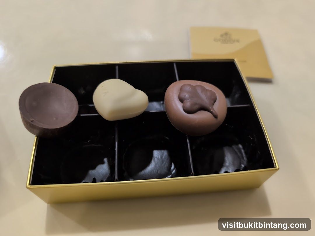 Chocolates in a box