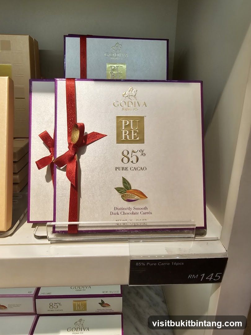 Godiva Chocolate Display