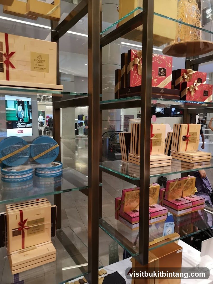 Godiva Chocolates Display
