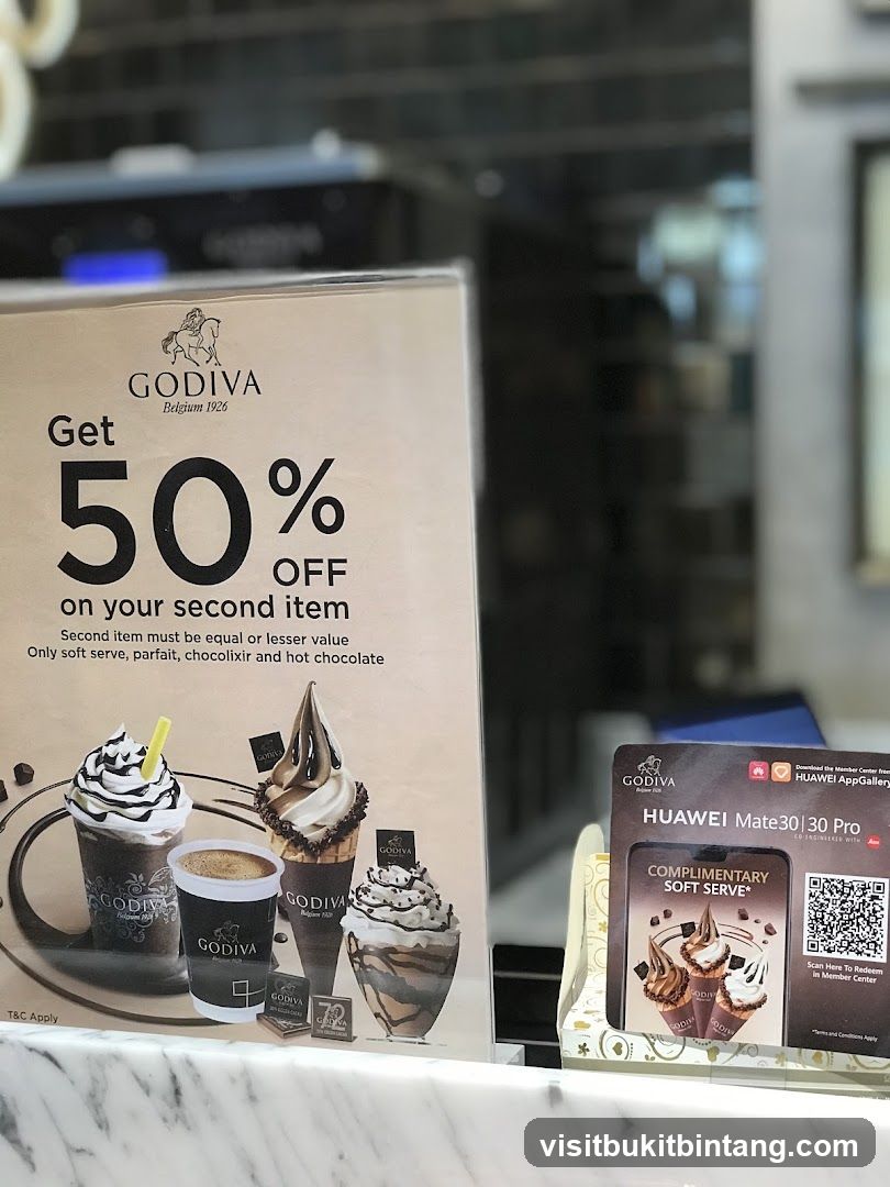 Godiva 50% Off Promotion