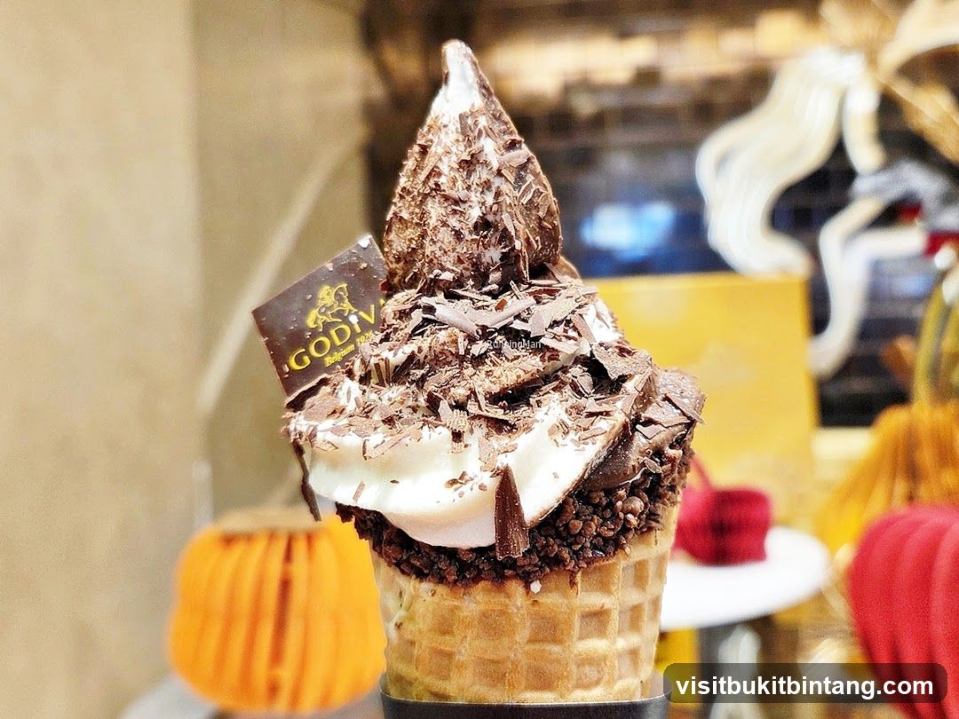 Godiva Chocolate Soft Serve Ice Cream