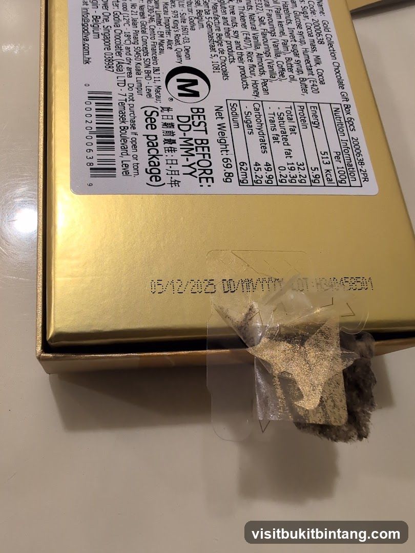 Chocolate Gift Box Nutrition Information