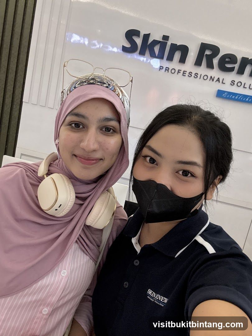 Two women posing for a selfie