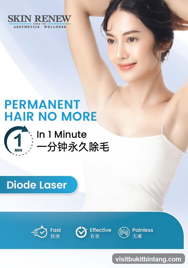 Skin Renew Permanent Hair Removal Advertisement