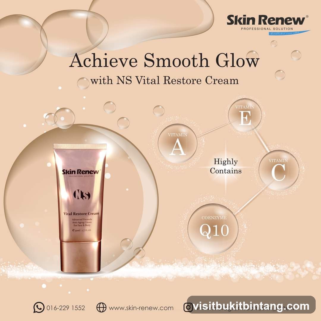 Skin Renew Vital Restore Cream Advertisement