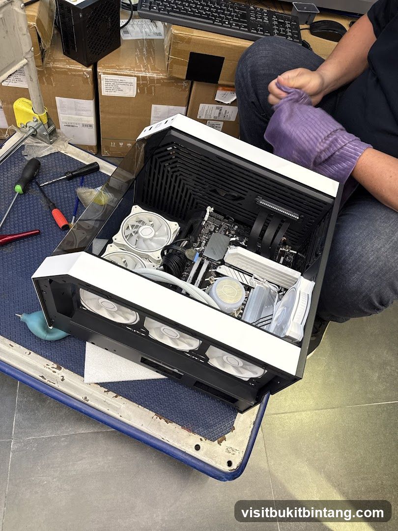 Assembling a computer