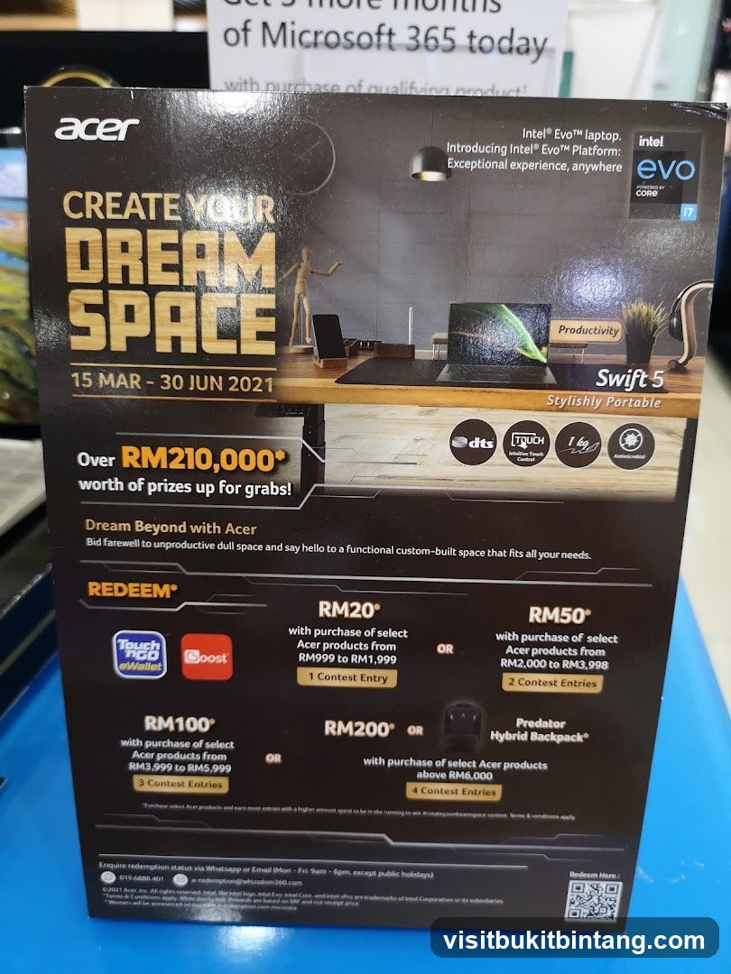 Acer Create Your Dream Space Promotion
