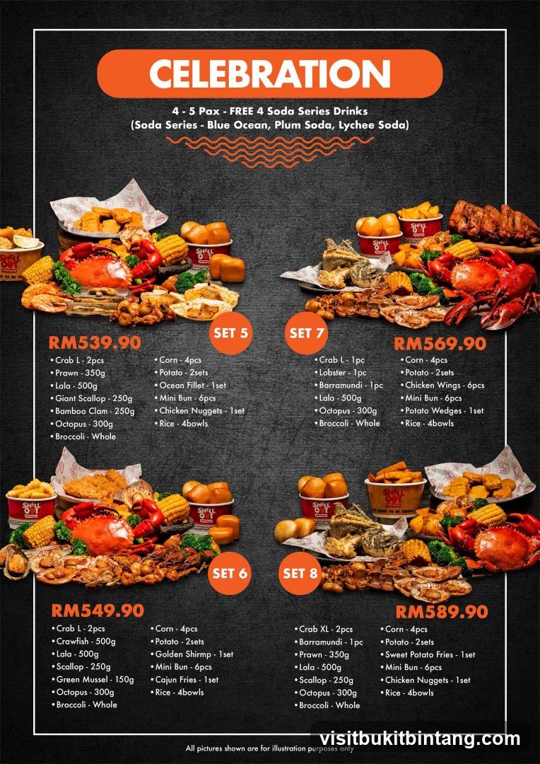 Celebration Menu