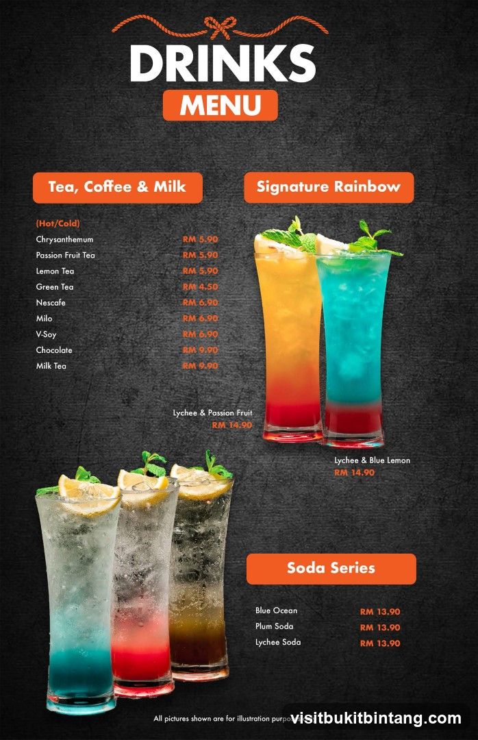 Drinks Menu