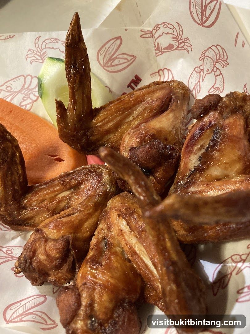 Fried Chicken Wings with Sides